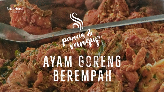ayam goreng berempah yang lazat