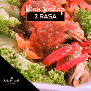 katering jimat ikan siakap 3 rasa